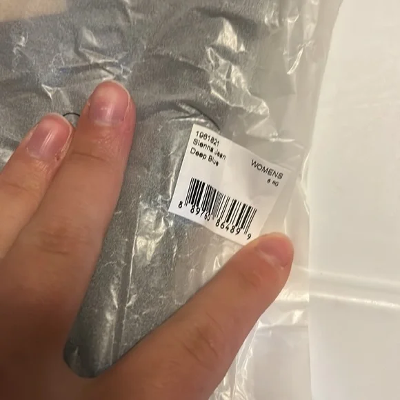 Prana sienna jeans size 6/28 regular deep dark blue new - Picture 3 of 5